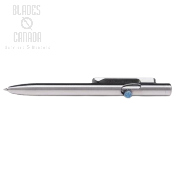 (image for) Tactile Turn Slim Bolt Action Pen Mini - Titanium w/ Timascus Bolt